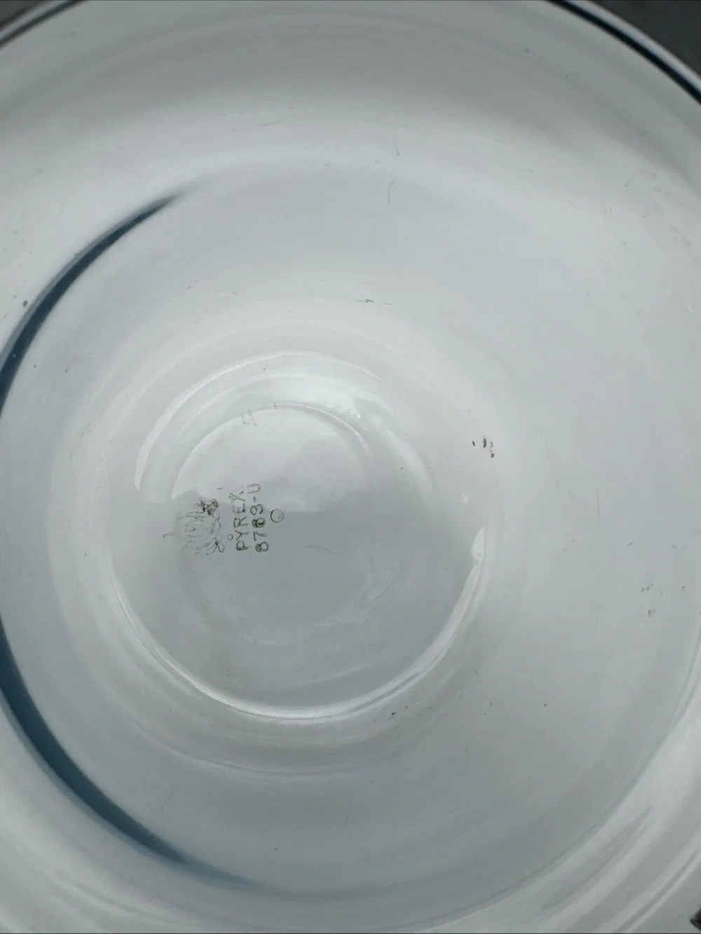 Vintage Pyrex Glass Double Boiler with Lid 6763